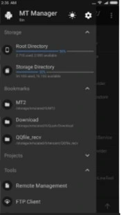 MT Manager APK v2.26.2 Download ( Latest version 2025) VIP Premium MT Manager storage view