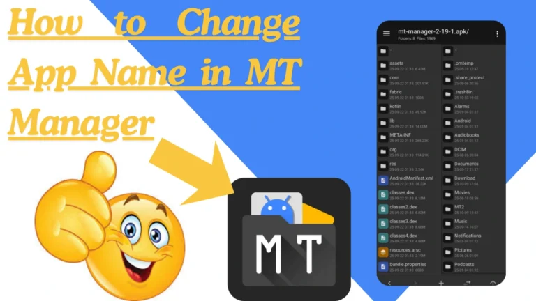 How to Change App Name in MT Manager